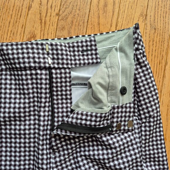Peter Millar Surge Performance Gingham Ankle Golf Pants - Picture 7 of 15